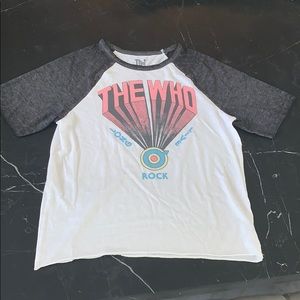 women’s size medium “the who” concert tee shirt.